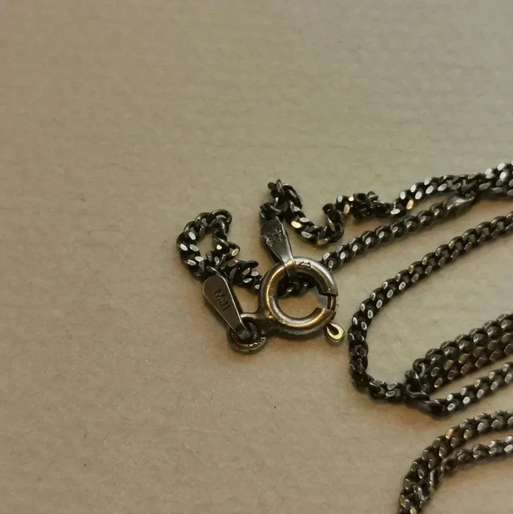 Sterling turquoise key necklace - Picture 5 of 5